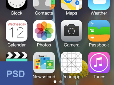 iOS 7 Icon Template